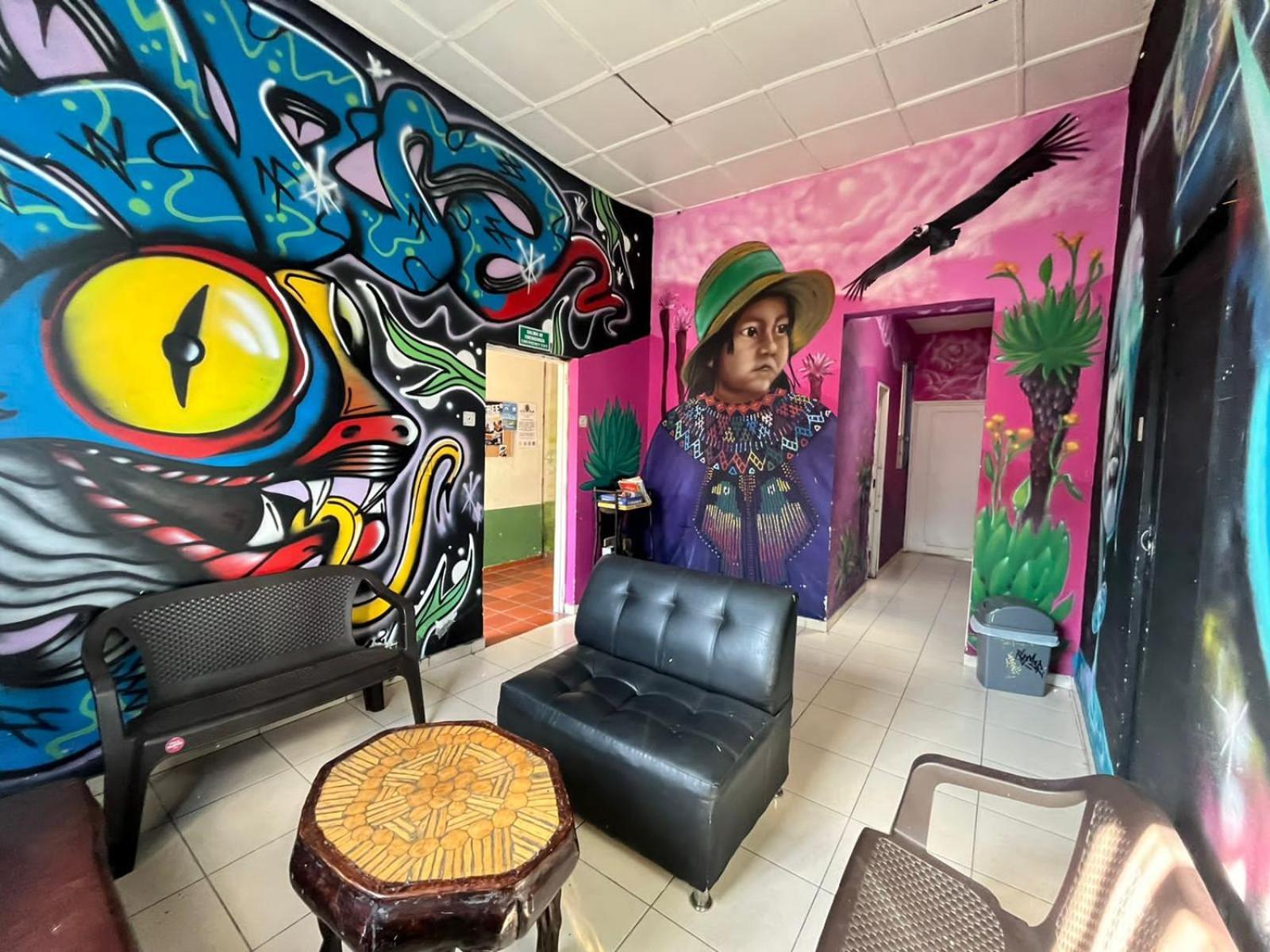 פופאיין Lienzo Hostel And Mural Art Museum מראה חיצוני תמונה